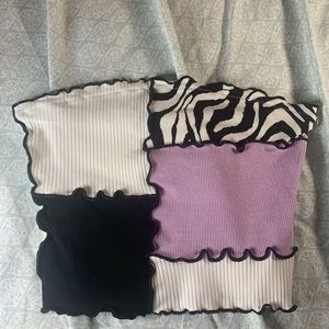Top Shein Zebra